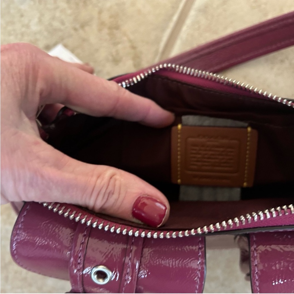 Coach Ashton Pink Women's Handbag with Silver hardware, NWT - Picture 7 of 8